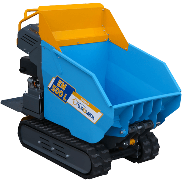 Motocarriola EuroMech EM500L-Dump - Cassone dumper idraulico 500 kg